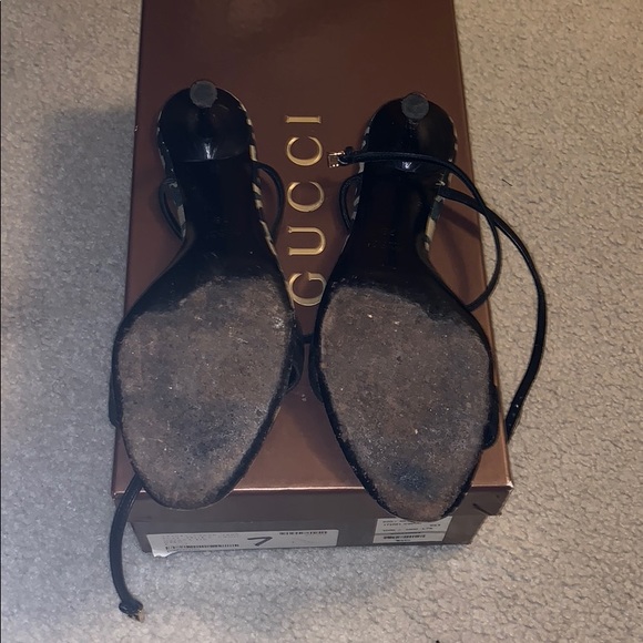 Authentic Gucci Strappy heeled Sandals - Picture 6 of 8